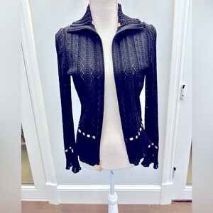 St John sweater with zip